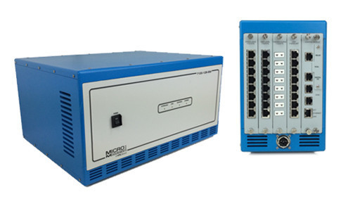 a Micro-Measurements System 7100 Data Acquisition Instrument