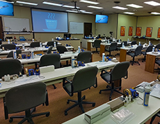 the Training room at Micro-Measurements in Wendell NC